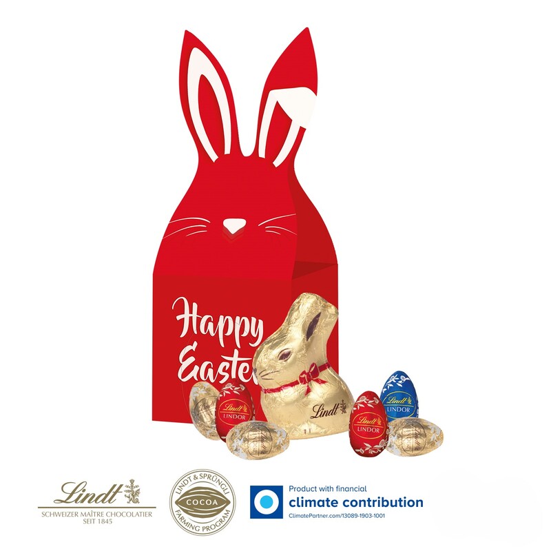 Personalised Lindt bunny box 