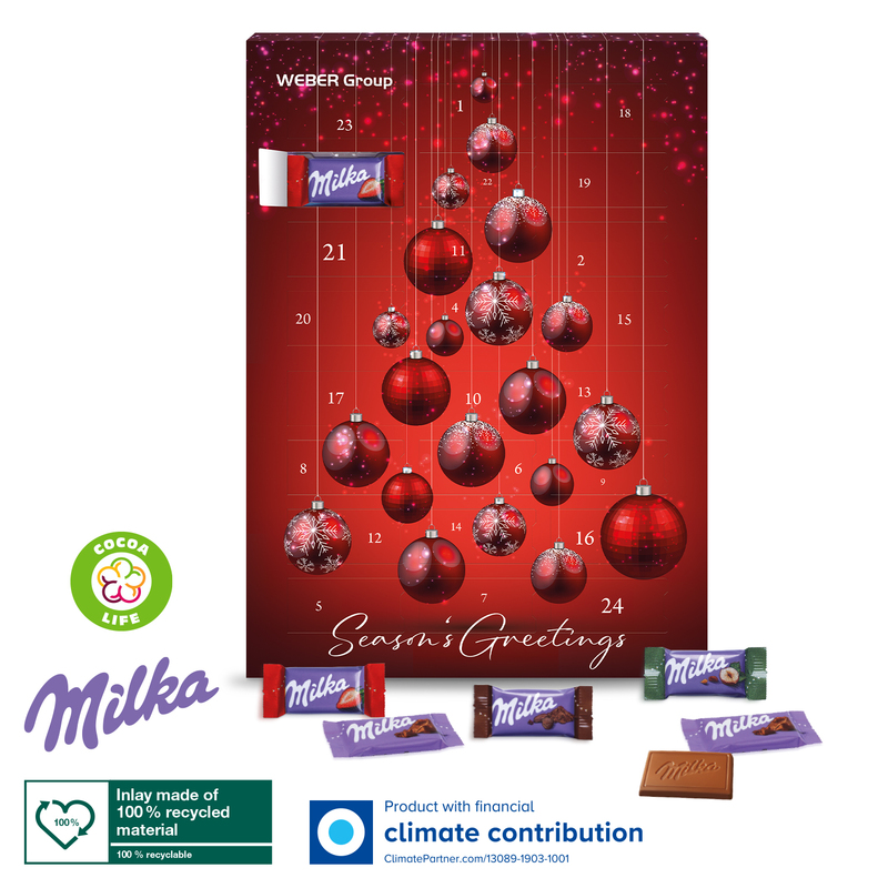 Milka Wall Advent Calendar with mixed fillings  
