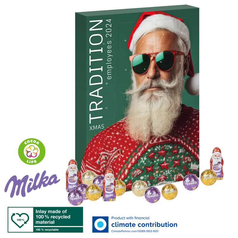 Personalised Milka Gourmet Advent Calendar