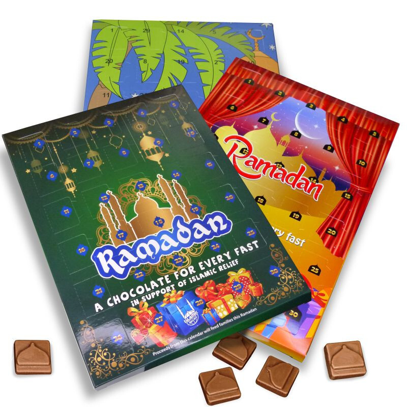 ramadan muslim advent calendar box with